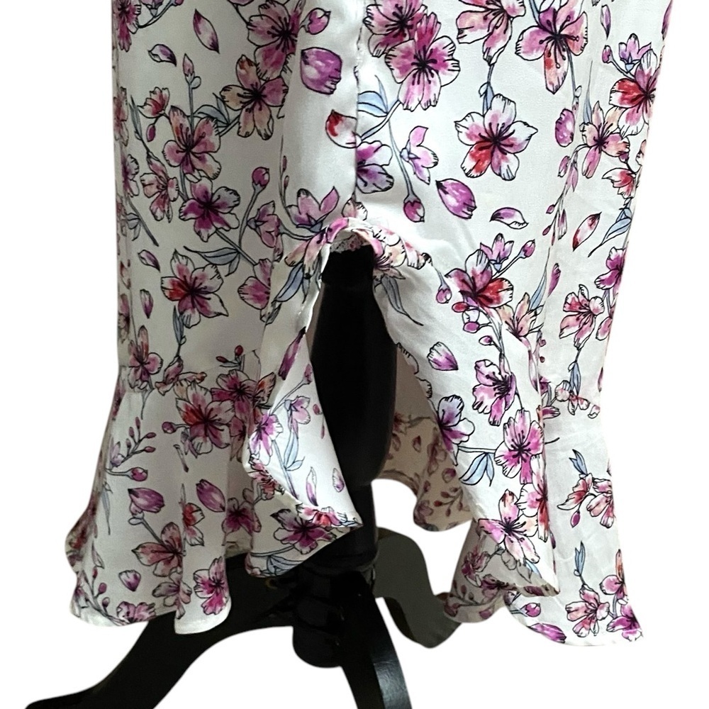 Cupcakes & Cashmere Delphia Floral One Shoulder Midi Dress NWT 10 - Picture 10 of 16